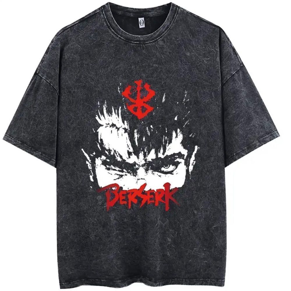 Berserk Guts The Black Swordsman Manga T-Shirt